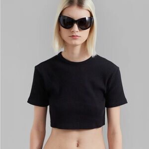 The Frankie Shop Black Nico T-Shirt XL